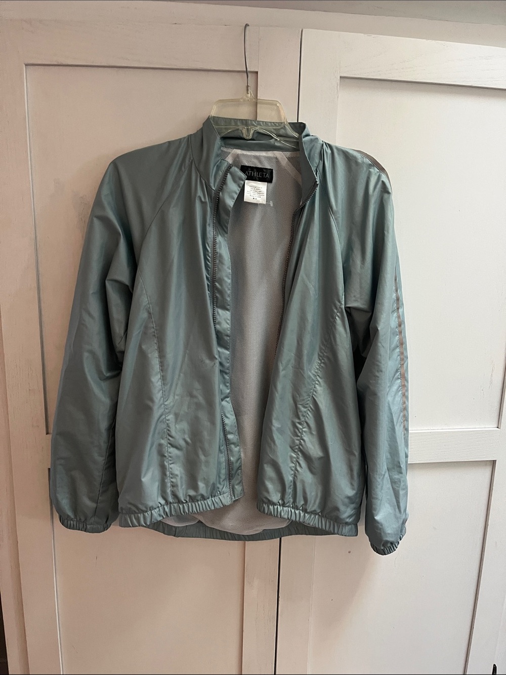 Athleta Light Sage Green Bomber Jacket